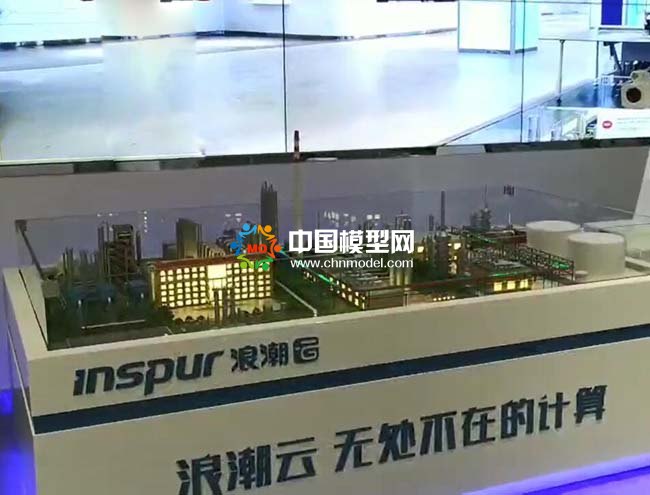 浪潮云服務(wù)智慧解決方案沙盤(pán)模型