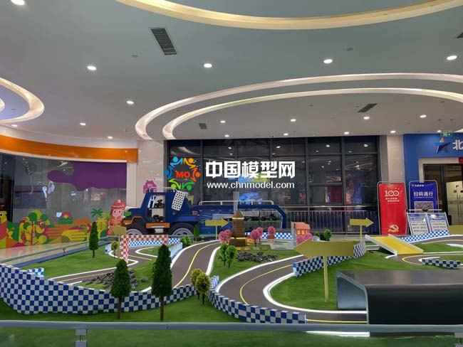 越野賽道沙盤模型