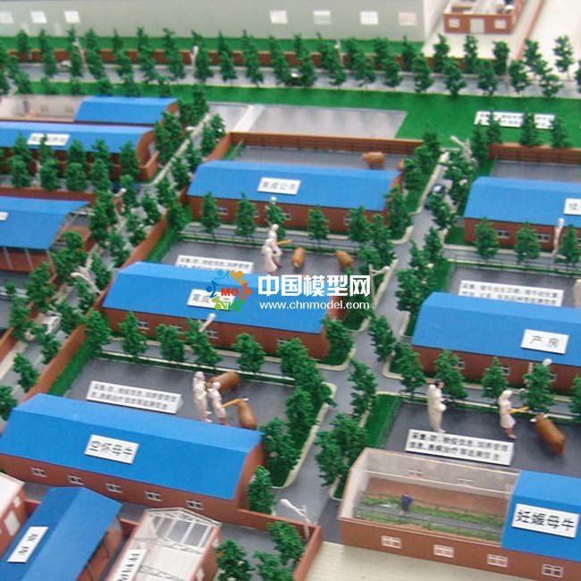 智慧養(yǎng)牛場(chǎng)沙盤模型