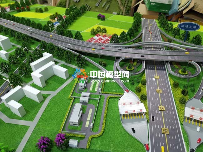 S43呼和浩特機場高速公路沙盤模型