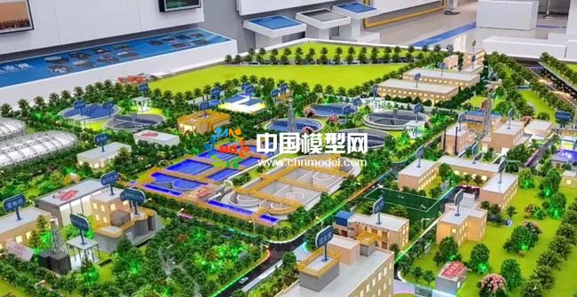 現(xiàn)代化污水處理廠沙盤模型處理過(guò)程解讀