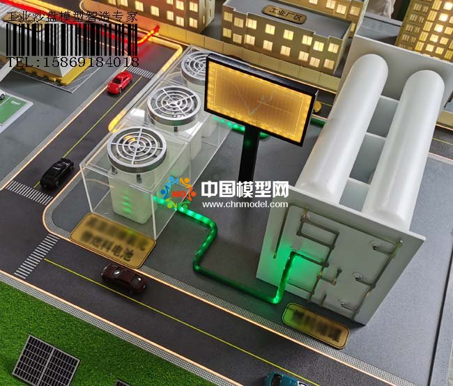 氫能燃料電池調(diào)峰沙盤模型