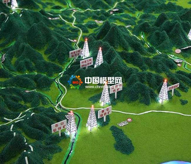 地質(zhì)礦產(chǎn)勘測(cè)沙盤模型