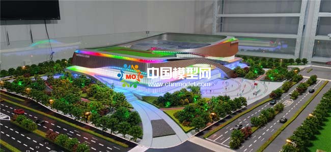 工人文化宮沙盤模型