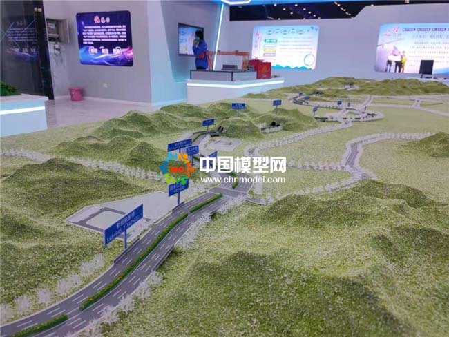 235 國(guó)道改建工程沙盤模型