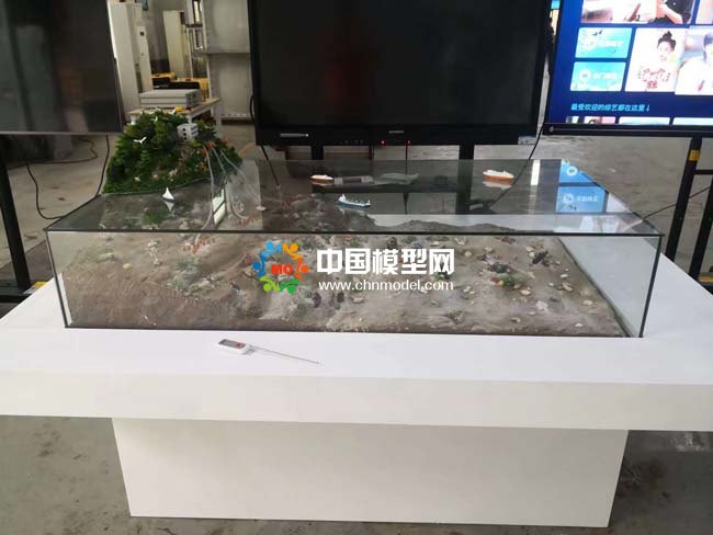 山洪泥石流防災(zāi)預(yù)警沙盤模型