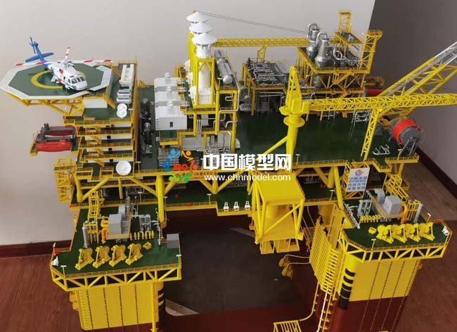 海上作業(yè)平臺模型