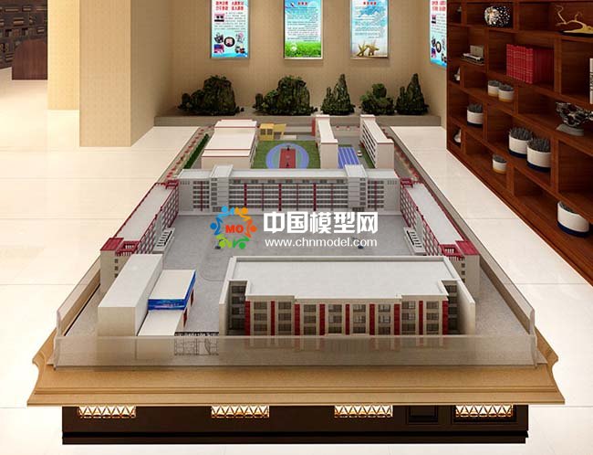 西藏學(xué)校沙盤模型