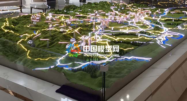 電網(wǎng)分布沙盤模型