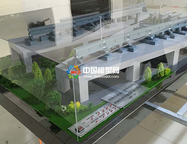 跨座式軌道交通系統(tǒng)沙盤模型