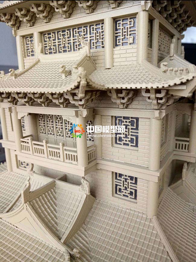 古代樓閣模型