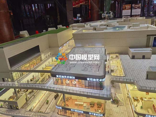 商場升降沙盤模型