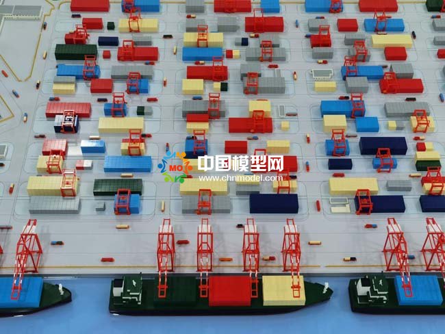 南沙全自動(dòng)化碼頭沙盤模型