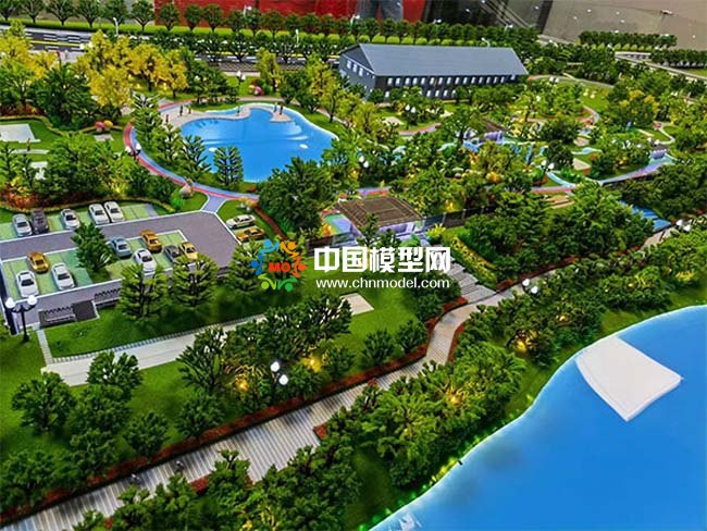 河道環(huán)境治理沙盤模型