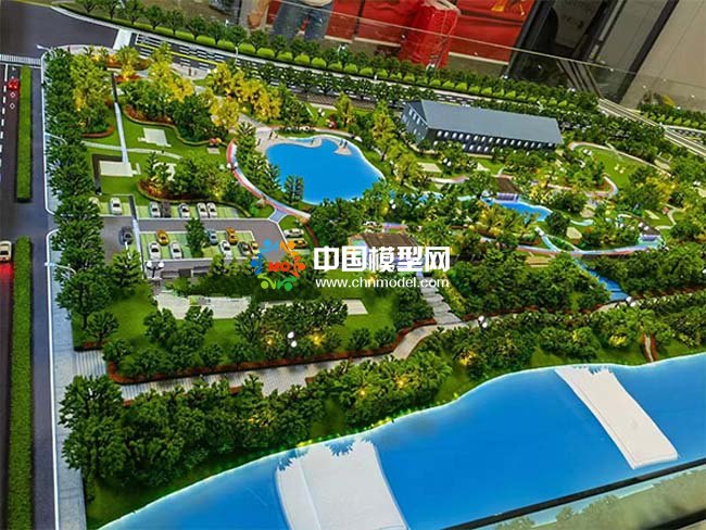 河道環(huán)境治理沙盤模型