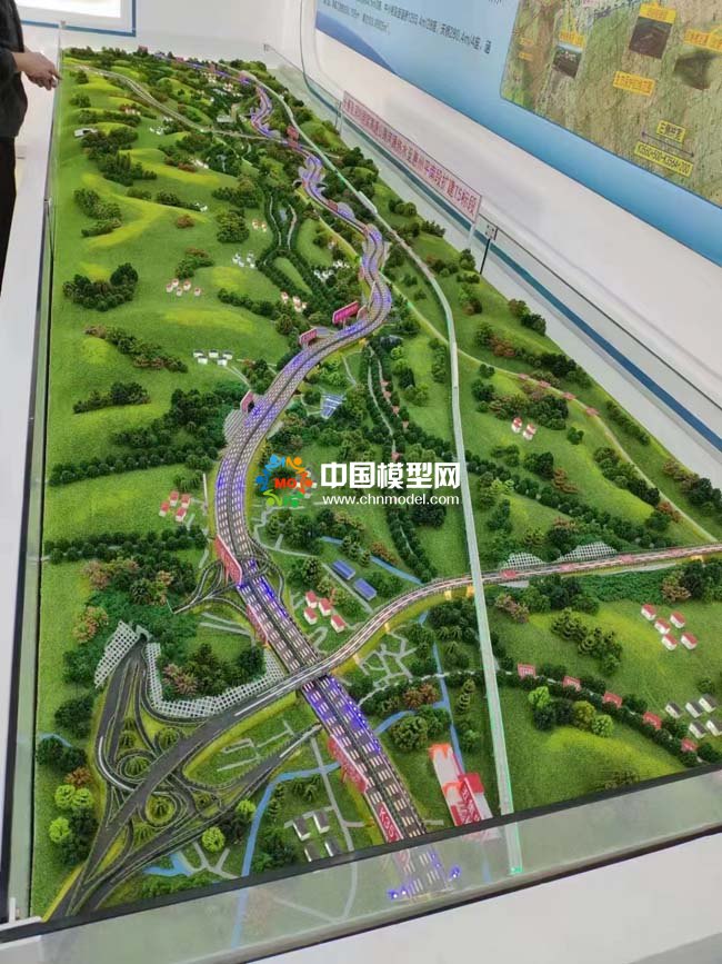 長深高速河惠段改擴建項目T5標(biāo)沙盤模型