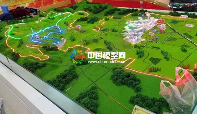 村鎮(zhèn)疫情防控沙盤模型