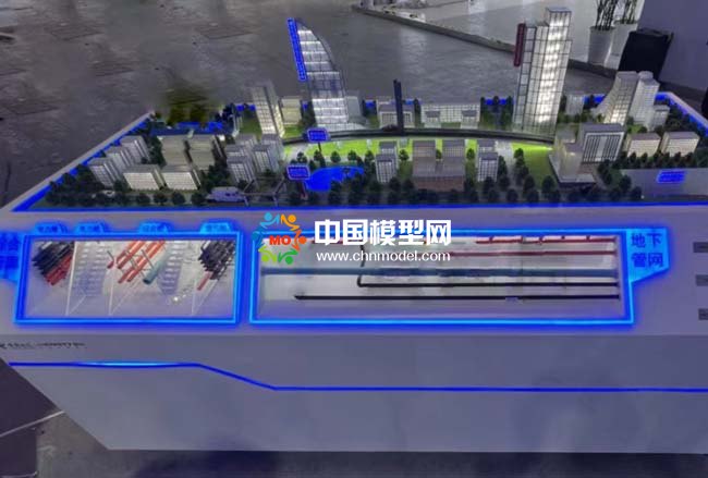 城市生命線工程安全運行監(jiān)測沙盤模型