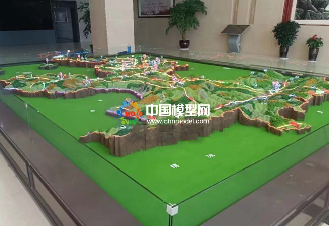 行政區(qū)域地形沙盤(pán)模型