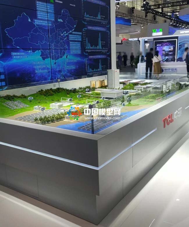 智慧光伏解決方案沙盤(pán)模型