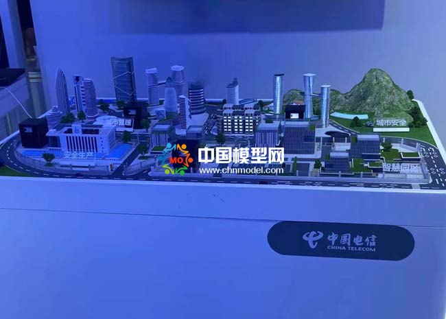 城市安全運行監(jiān)測與管理平臺沙盤模型