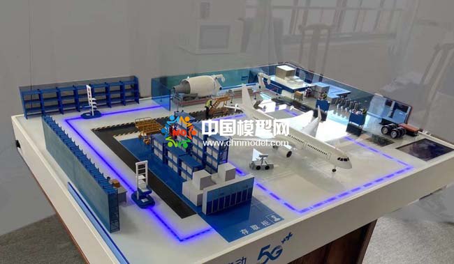 智慧機(jī)務(wù)檢修中臺(tái)沙盤模型