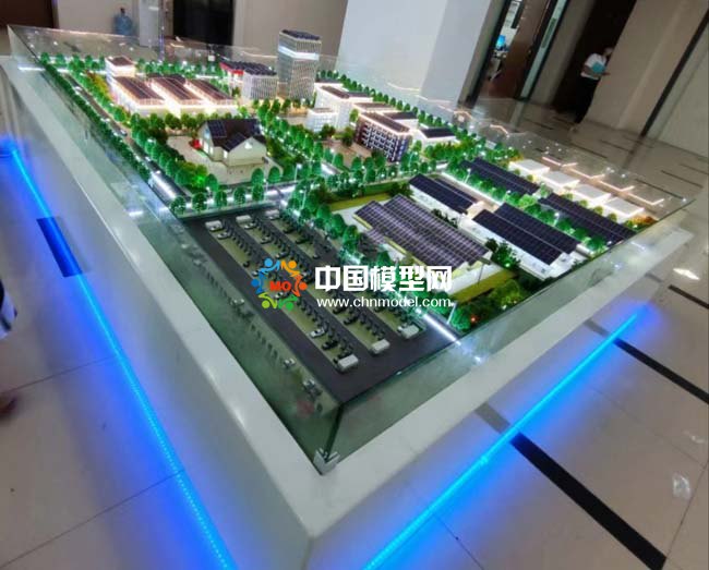 屋頂分布式光伏電站沙盤模型
