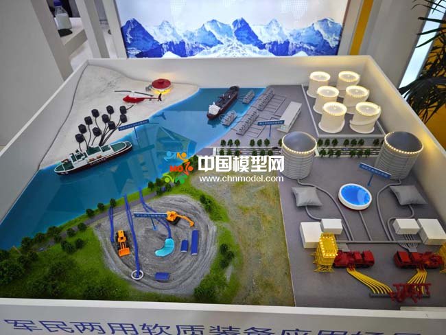 軍民兩用軟質(zhì)裝備應用場景沙盤模型