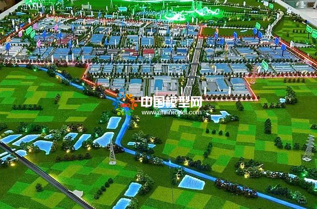 工業(yè)園應(yīng)急指揮中心沙盤(pán)模型