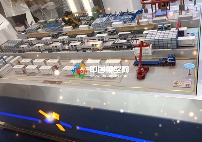 儲(chǔ)能箱生產(chǎn)線沙盤(pán)模型