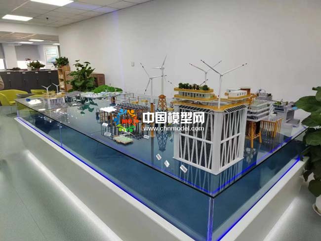 海上風(fēng)光儲微電網(wǎng)沙盤模型