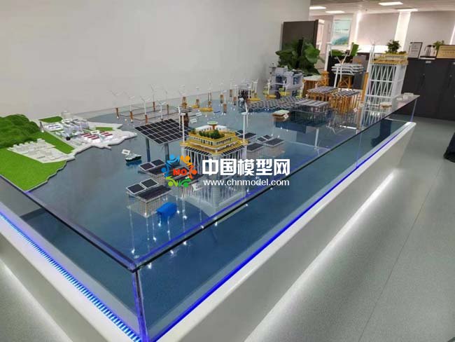 海上風(fēng)光儲微電網(wǎng)沙盤模型
