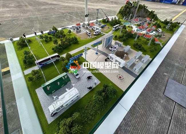 全國(guó)應(yīng)急通信演練沙盤(pán)模型