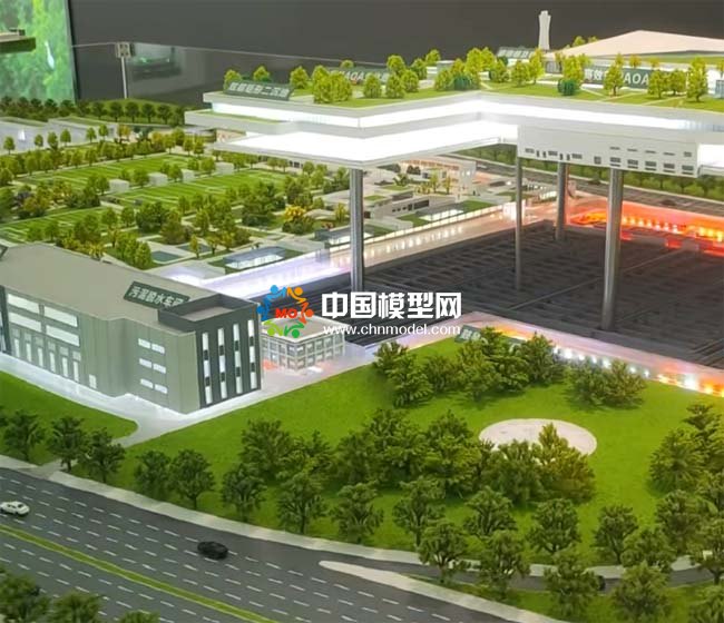 環(huán)水綠色生態(tài)綜合體沙盤模型