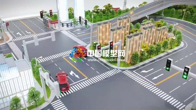 交通管理局道路交通事故演示沙盤模型