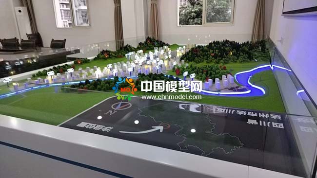 達(dá)川區(qū)規(guī)劃沙盤模型