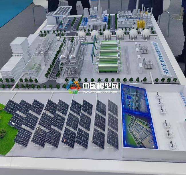 可再生能源大規(guī)模制氫沙盤模型