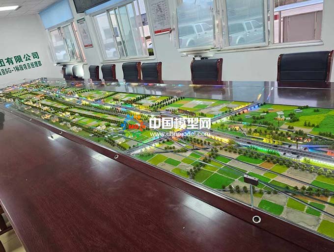 公路橋梁改建工程施工沙盤模型