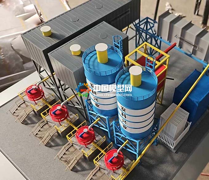 礦用機械設(shè)備模型混凝土摻和設(shè)備模型
