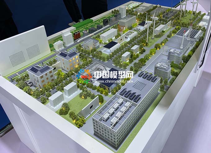 新型電力系統(tǒng)全場(chǎng)景解決方案沙盤(pán)模型