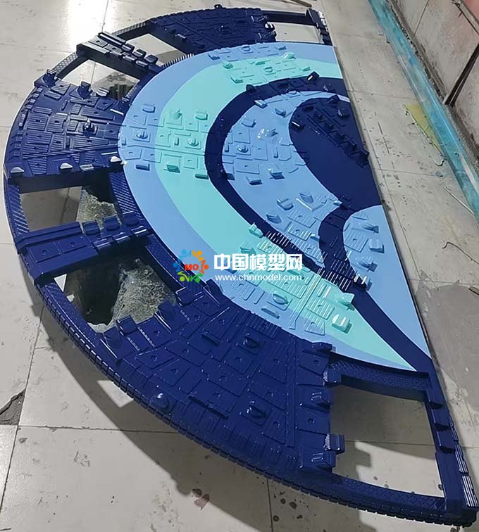 江海號(hào)盾構(gòu)機(jī)刀盤模型