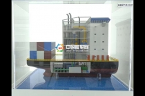 綠色船舶模型，廢氣凈化模型，船舶尾氣凈化模型