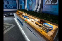 TBM 掘進(jìn)機盾構(gòu)法隧道施工流程沙盤模型