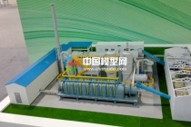 污染土壤修復沙盤模型，污泥處理模型