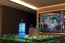 美的置業(yè)廣場(chǎng)展示模型，售樓沙盤(pán)