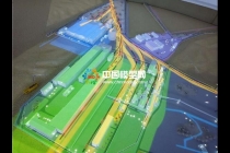 鋼鐵廠沙盤模型，投影電子沙盤