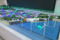 太陽能風光互補新能源綜合發(fā)電沙盤模型