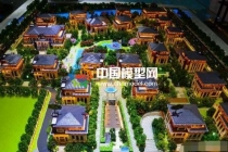 別墅模型的精美之處主要通過(guò)環(huán)境景觀襯托
