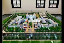 安康中學(xué)新、老校區(qū)建設(shè)沙盤模型建成