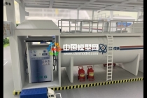 充氣站模型，充電站模型，能源站模型